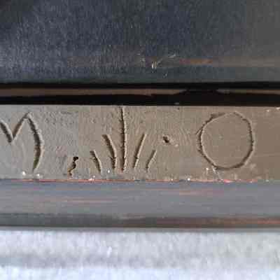Conn Donation (August 2022), 2022.1.1 'Natalie Hammond' - back frame etching
