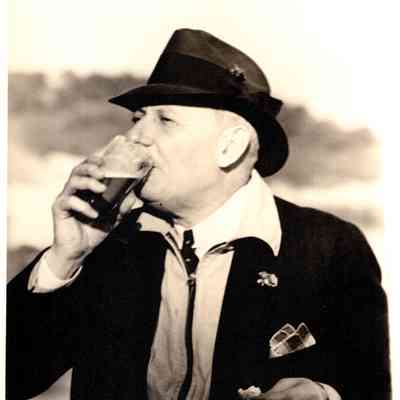 unknown man with drink