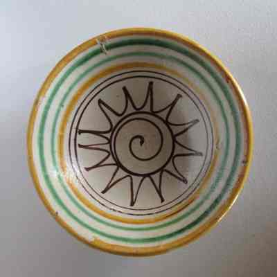 Italian Painted Earthenware Soup Bowl, 19th-20thc, set of 23