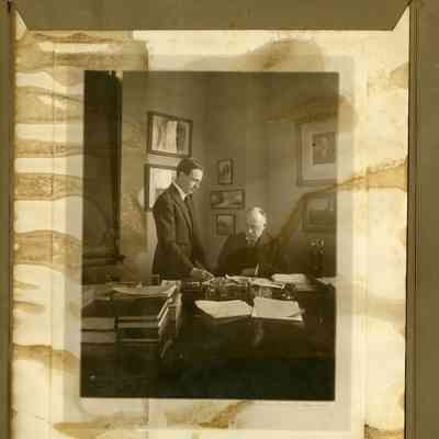 JHHJr & JHHSr in office (Underwood and Underwood studios)