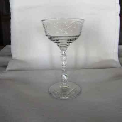 Crystal Long Stem Goblet or sherbet dish