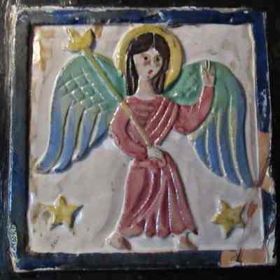 20thc Capri Tile of Angel