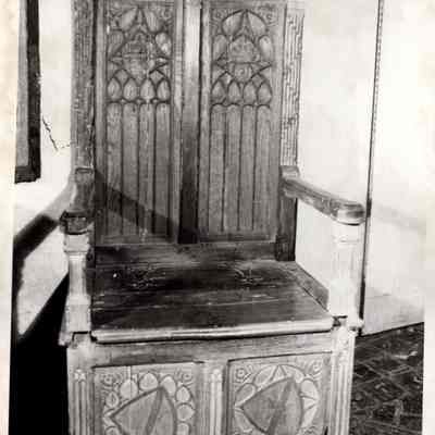 16th c. French Chair with Orleans Coat-of-Arms