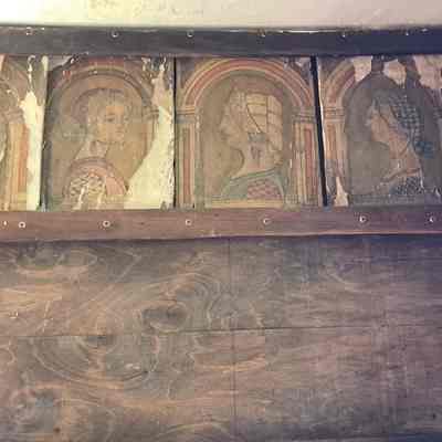 Italian Profile Portraits on Wood Panels