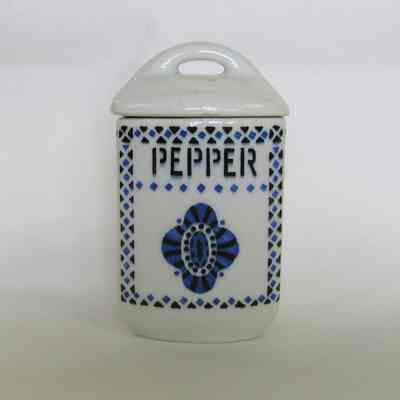 Czechoslovakian Pepper Cannister with Cover