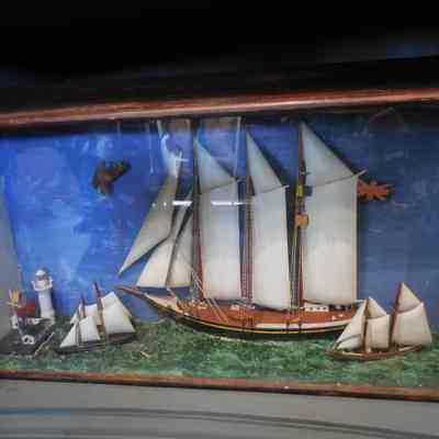 3 Masted Schooner Diorama