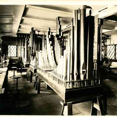 1911 ca Pt Radio Laboratory Workshop with organ pipes, copy(3)