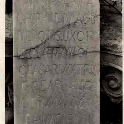 Epitaph of Agrippina the Elder (reproduction)