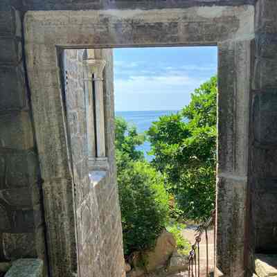 Carved Marble Door Frame (to lookout area)