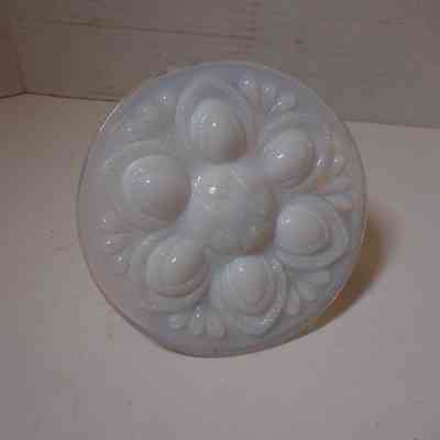 Milk Glass Curtain/Drapery Hooks Set