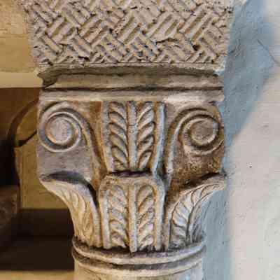 Right capital, front