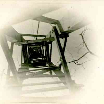 Point Radio tower postcard
