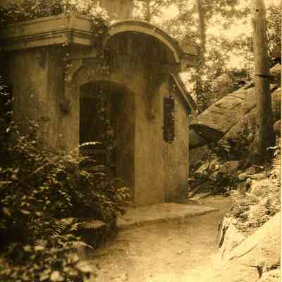Bungalow main entrance (A Weston postcard)