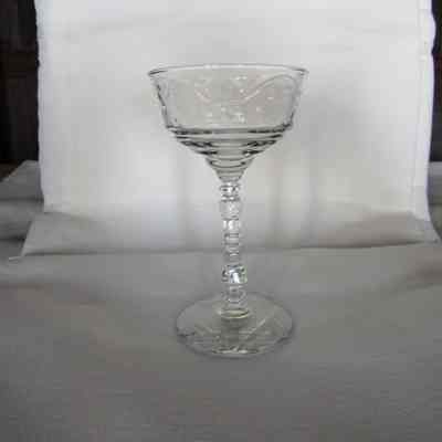 Crystal Long Stem Goblet or sherbet dish