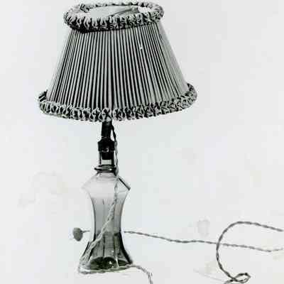 Amethyst Glass Lamp