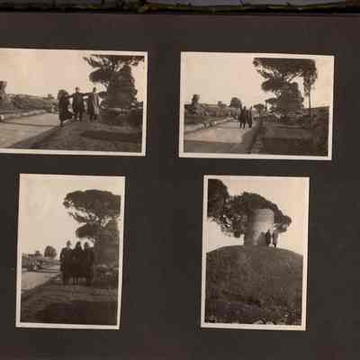 1927 Vacation album, p(8) Rome, Old Appian Way