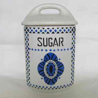 Czechoslovakian Sugar Cannister with Cover