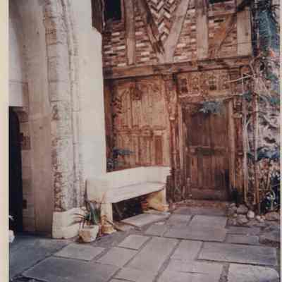 16th c. French 4 Panel Door