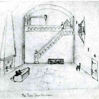 1924ca Bungalow Solar Bed Chamber sketches