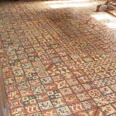 19th c. French Floor Tiles (medieval reproductions)
