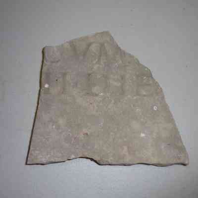 Marble fragment with inscription