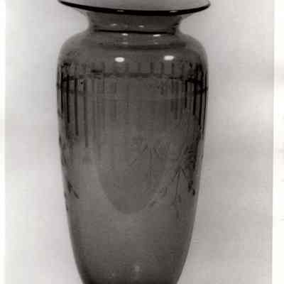 Lime Green Glass Vase