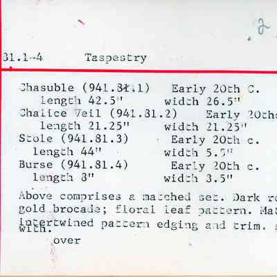 Chasuble