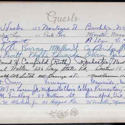 1947-1969 Guest Book, p(10) 1950-1954
