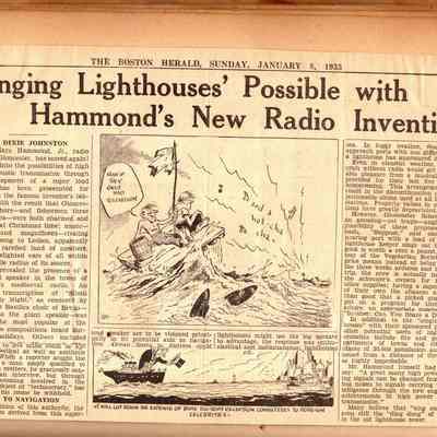 GRM p(50) 1933-01-08 Boston Herald 'Singing Lighthouses Possible'