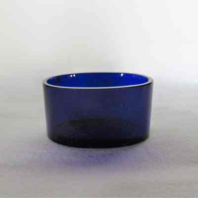 Cobalt Blue Glass Salt Cellar