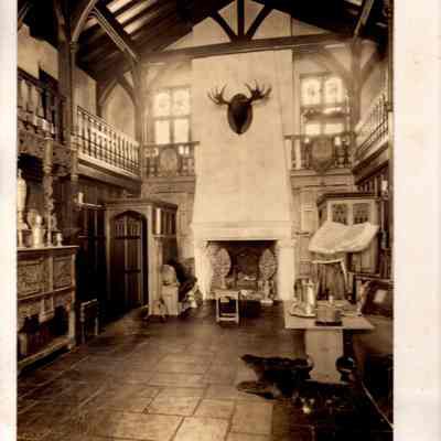 Radio Point Album, p (10) medieval hall w buffet