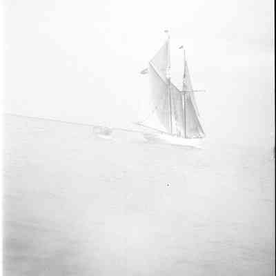 schooner from deck of Odysseus
