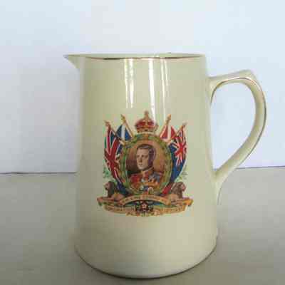1937 King Edward Coronation Pitcher