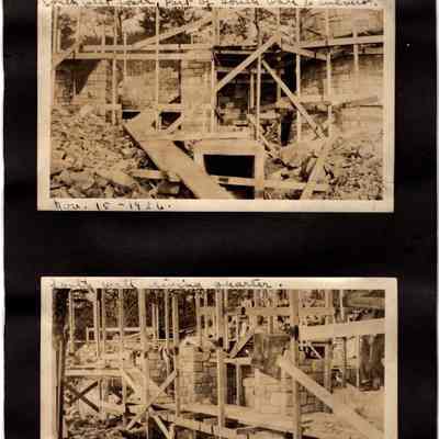 SCRB-1 p(25) 1926-11-15 SW tower, culvert, south living quarters wall
