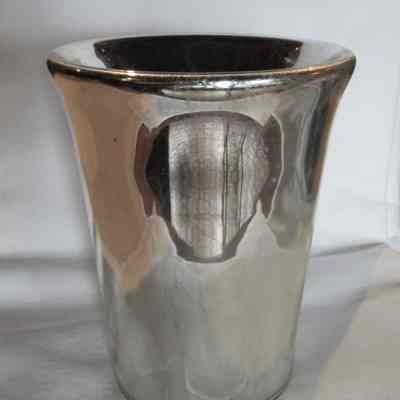 Silver Coated Glass Wine Cooler