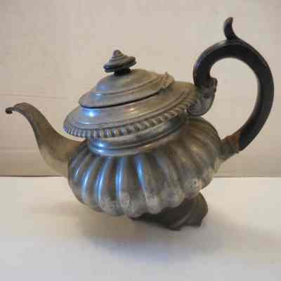 Broken Metal Teapot