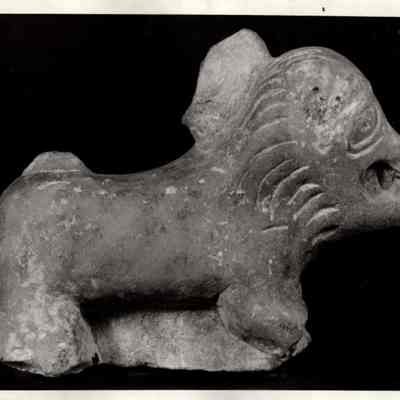 Statue of Lion in Low Relief