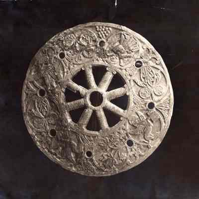 Carved Stone Wheel Shaped Window