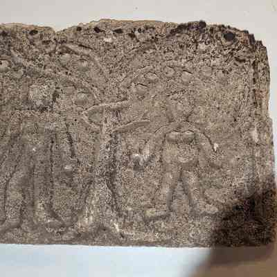 Sand Cast Relief of Adam and Eve