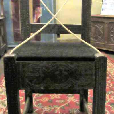 18thc Spanish Mission Style Chair