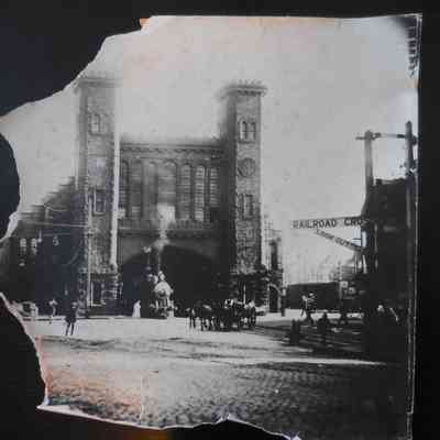 Salem, Mass, Train Barn ca 1900