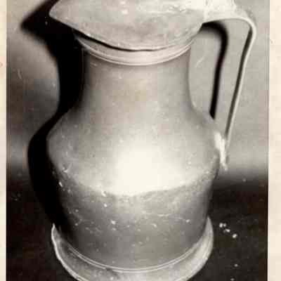 Pewter Flagon - Pitcher with Lid