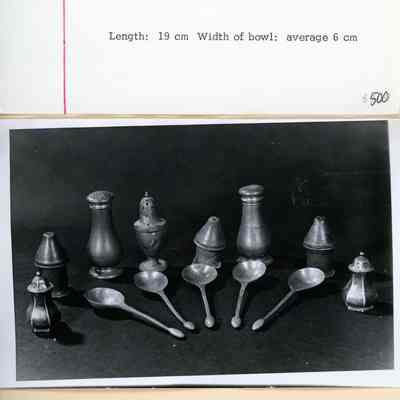 Pewter Spoon with Raspberry Finial, 18thc