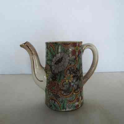 English Paisley Chintz Teapot