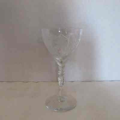 Goblet with Circle & Floral Motif