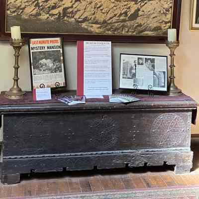 Wooden "Dowry" Chest with Geometric and Nail Decoration