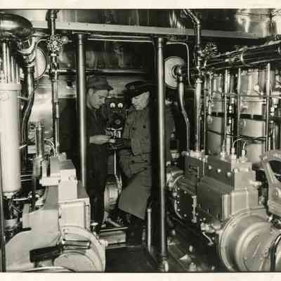 JHHJr in Boat Engine Room
