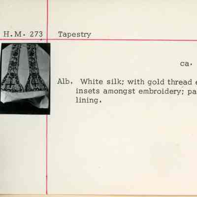 Clergy Stole in White Silk with Gold Embroidery