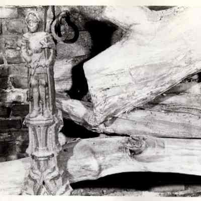 15th c. French Andirons of Knight