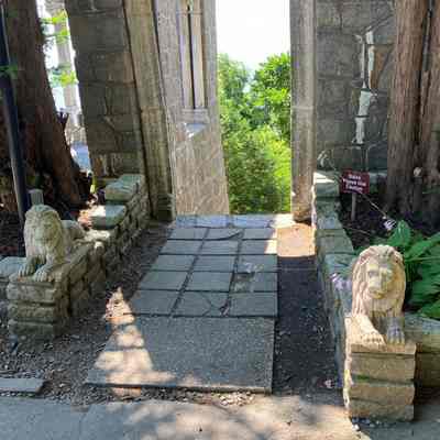 Reclining Stone Lions